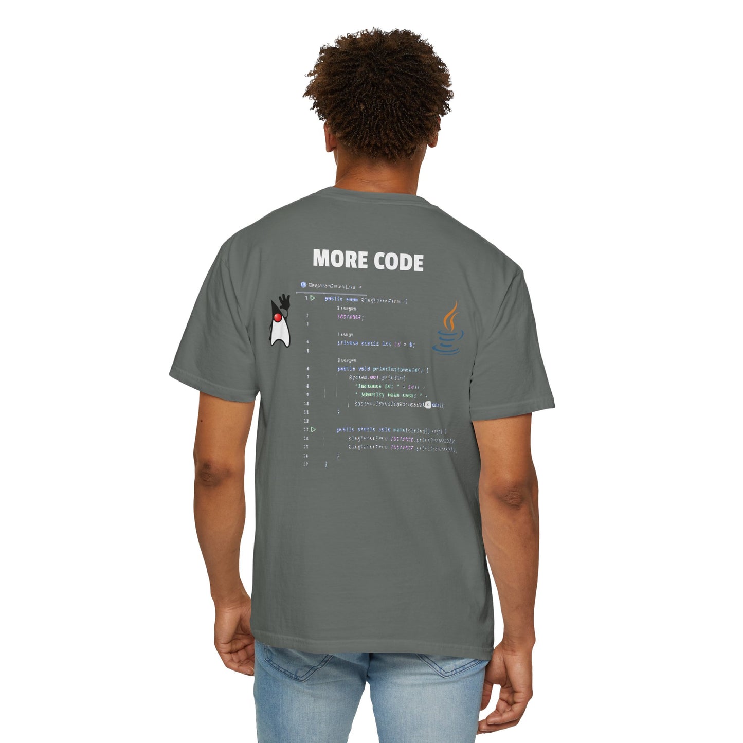 Write Code Everyday Solid Color Unisex Garment-Dyed T-shirt