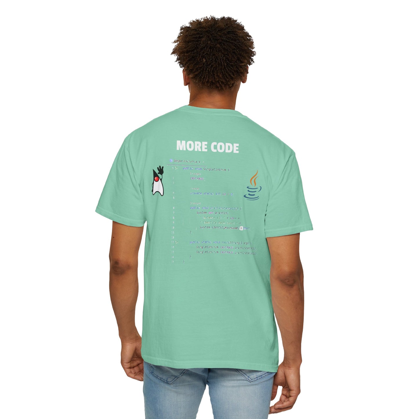Write Code Everyday Solid Color Unisex Garment-Dyed T-shirt