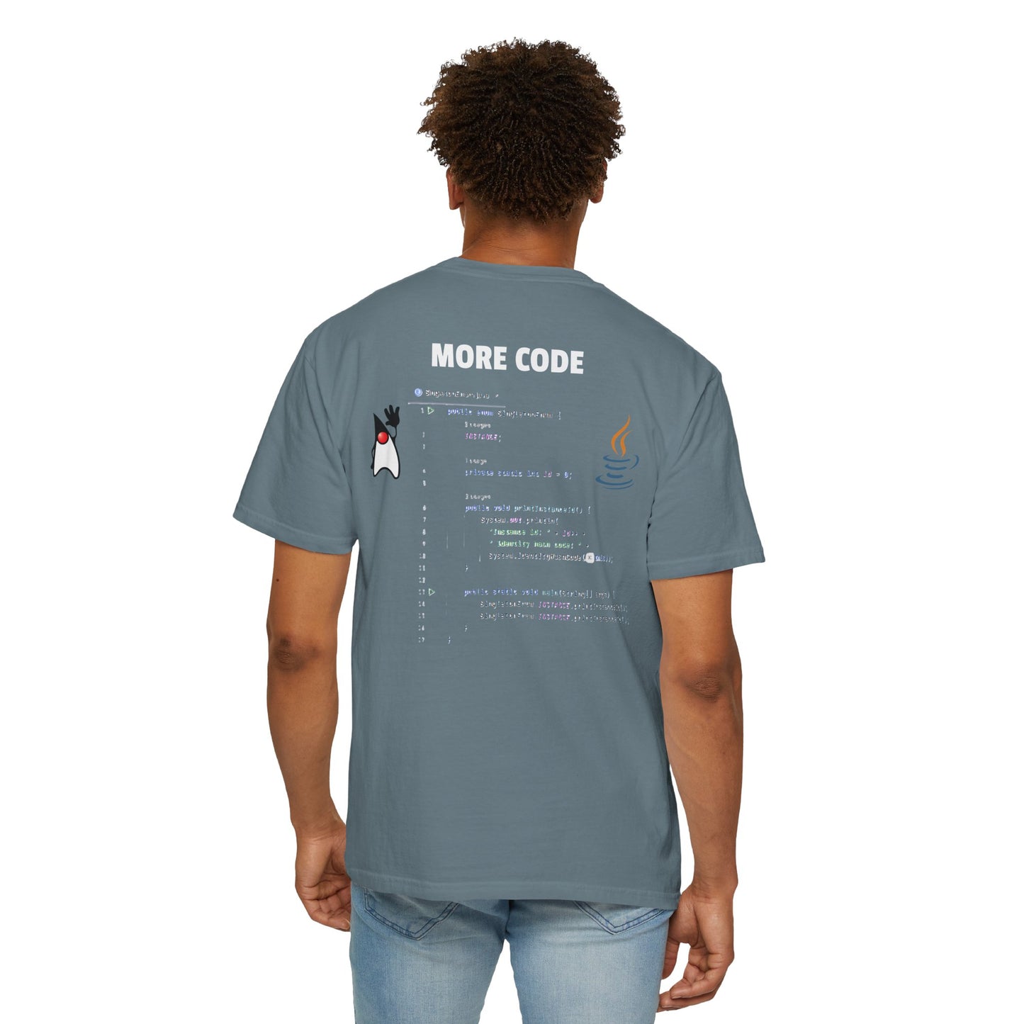 Write Code Everyday Solid Color Unisex Garment-Dyed T-shirt